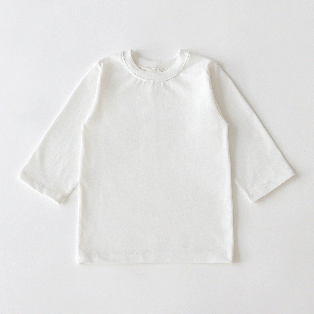 [레몬바스켓] 플러스 5cm 레이어드 티셔츠 화이트