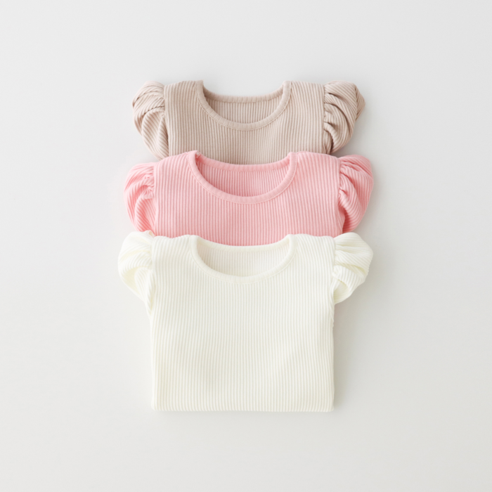 [2차][레몬바스켓] 러블리 어깨봉봉 티셔츠 3종